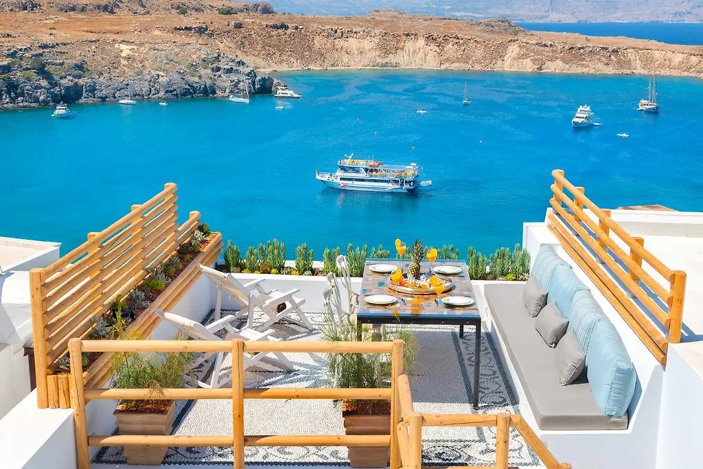Lindos Shore Summer House With Jacuzzi And Sea View !!!-1