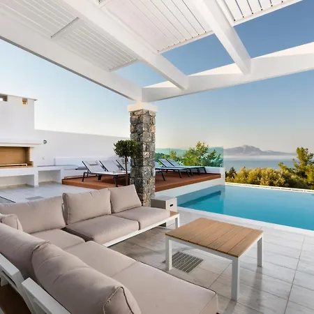 Villa Emerald With Swimming Pool In Lindos-3