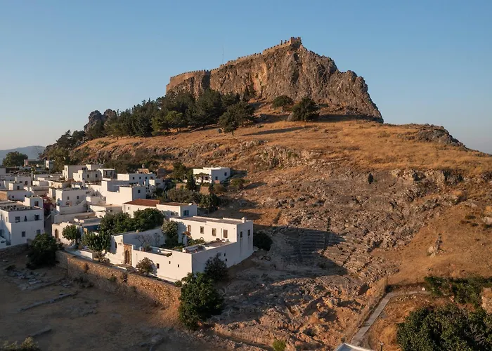 Villa Casa Angelina Lindian House With Large Garden à Lindos  acceptant les animaux