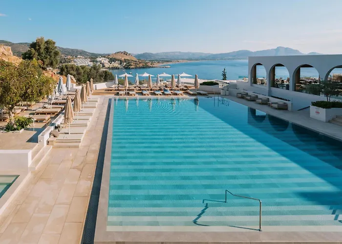 Resorts nahe Akropolis von Lindos