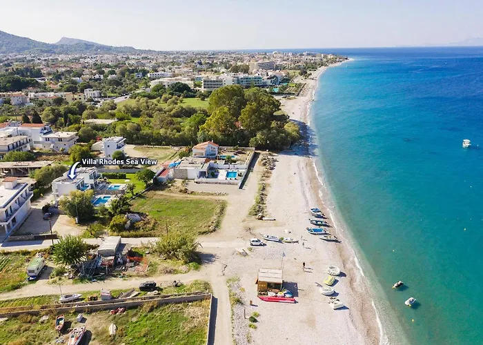 Pet friendly Villa Rhodes Sea View By Villa Plus Ixia 