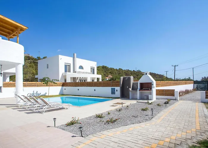 Haustierfreundliches Rhodian Dunes Villas With Private Pool Kiotari